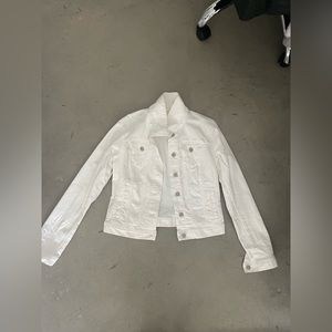 White denim jacket